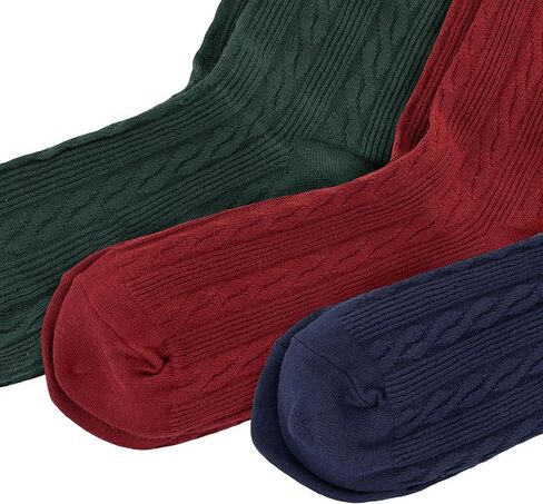POLO RALPH LAUREN Women's Classic Cable Crew Socks-3 Pair Pack-Soft Cotton Comfort in Saudi Arabia