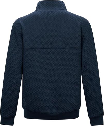 LBL Leading the Better Life Mens Sweatshirt Fashion Stand Collar Button Pullover Sweatshirts with Pockets in Kuwait