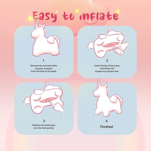 يو آند سي بلانيت حصان نطاط متعدد الألوان للأطفال الصغار، حيوانات نطاطة للأطفال الصغار، ألعاب نطاطة للحيوانات هدية لمدة 18 شهرًا وعمر سنتين و3 سنوات في الهواء الطلق في الأماكن المغلقة مع مضخة in Kuwait