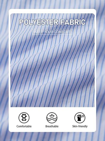Haloumoning Boys Button Down Shirt Kids Long Sleeve Striped Collared Tshirts Fall Tops Tees 5-14Y in Saudi Arabia