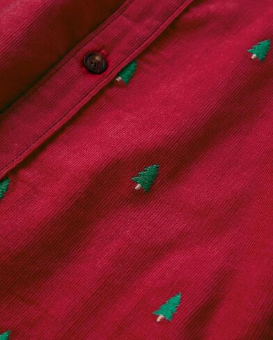 Gymboree,and Toddler Long Sleeve Button Up Shirts,Red Christmas Trees,18-24 Months in Saudi Arabia