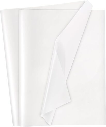 Shindel 600 ورقة مناديل بيضاء كبيرة الحجم، 20x30 بوصة كبيرة مناديل ورقية لحقائب الهدايا والملابس والمنسوجات وأكواب تغليف اللوازم المنزلية والتخزين المتحرك وحماية عناصر التعبئة والتغليف in Saudi Arabia
