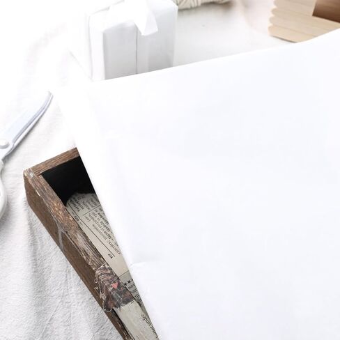 Shindel 600 ورقة مناديل بيضاء كبيرة الحجم، 20x30 بوصة كبيرة مناديل ورقية لحقائب الهدايا والملابس والمنسوجات وأكواب تغليف اللوازم المنزلية والتخزين المتحرك وحماية عناصر التعبئة والتغليف in Saudi Arabia