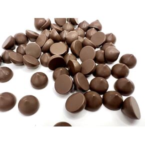 50pc Fake Resin Chocolate Chips, Resin Charms, Cabochon Charms, Simulation Food, Fake Bake Charms for DIY Craft Making