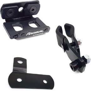 RADIKAL RK402 Transport Bracket for Motorcycle Disc Lock Alarm RK14S, RK10 and RK310S to Attach to Tubes or Screws – Carry it Locked, Practical and Convenient
