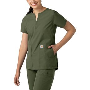 Carhartt Women's Notch Neck Tunic Scrub Top