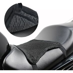 Motorcycle Seat Cushion, Universal Breathable Seat Cover Honeycomb Structure Seat Pad for Long Rides