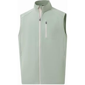 M MAELREG Mens Vests Outerwear Windproof Lightweight Softshell Vests Zip Pockets Sports Sleeveless Jacket Golf Vests for Men
