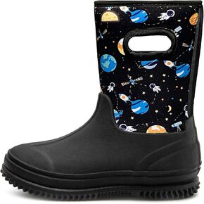 Outee Toddler Kids Warm Waterproof Neoprene Rain Boots