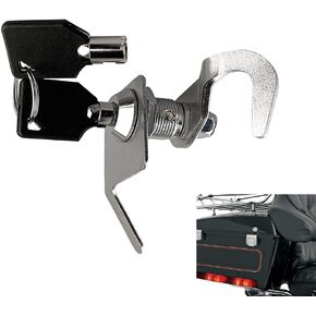 Saddle Bag Tour Tack Trunk Lock 2 Keys Fits for Harley Touring Electra Street Road King Glide 1991-2013 Tour pak Latch Lock keys