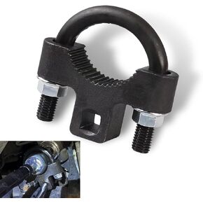 1 PC Automotive Tie Rod Removal Tool, 2.87" x 2.95" Exhaust Hanger Removal Tool, Tie Rod Removal and Installation Wrench, Universal for Most Cars (Black)