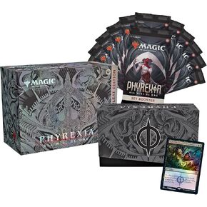 Magic: The Gathering Phyrexia: All Will Be One Bundle - 1 Compleat Edition Booster, 12 Set Boosters, Exclusive Accessories