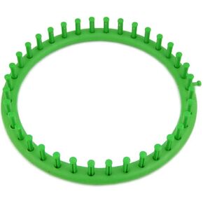 JapanAmStore Round Knitting Looms Plastic Circular Knitting Loom Knitter Yarn Needles Kit for Hats Scarves Shawl (28cm)