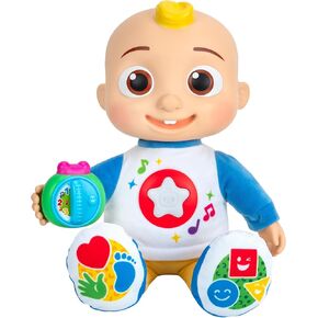 CoComelon Discover ‘N Play JJ - Explore Shapes, Colors, ABC’s, 123’s, Listen to 5 Fan-Favorite Songs, and 50+ Phrases - Feature Plush 10" JJ Doll for Kids and Preschoolers - 18 Months +