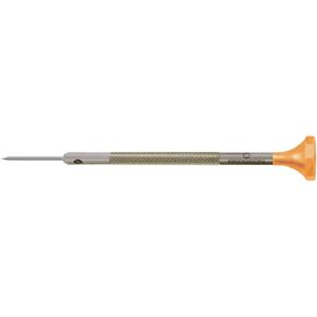 Bergeon 30081-180 Stainless Steel Flat Screwdriver 1.80mm Watch Tool, Orange