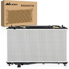 Nilight Radiator for Honda Civic 2001 2002 2003 2004 2005,Acura 2001 2002 2003 2004 2005 EL L4 1.7L Performance Aluminum Replacement OEM
