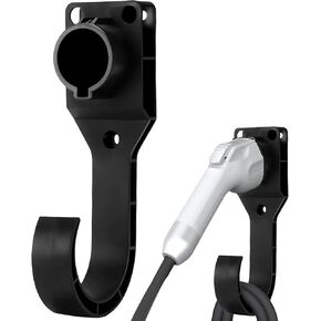 EV Charger Holder for SAE J1772, Electric Vehicle Charger Nozzle Holster Dock, EV Charger Control Holder for All J1772 EVs