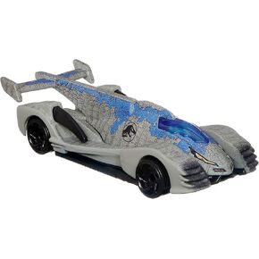 Hot Wheels Character Cars Velociraptor Blue, Toy Vehicle for Ages 3 and Up