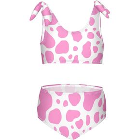 Aflyko Girls' Swimwear 2-Piece Bikini Set Beachwear 3-10T