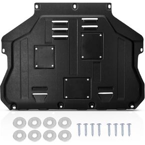 Engine Splash Shield Guard Compatible with Ford Escape 2013 2014 2015 2016 2017 2018 2019 Under Car Shield Cover Directly Replace Original One Black