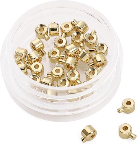 Platinum Plated Crimp Beads Non Tarnish 2.5mm 600pcs for Jewelry Making Findings in Saudi Arabia
