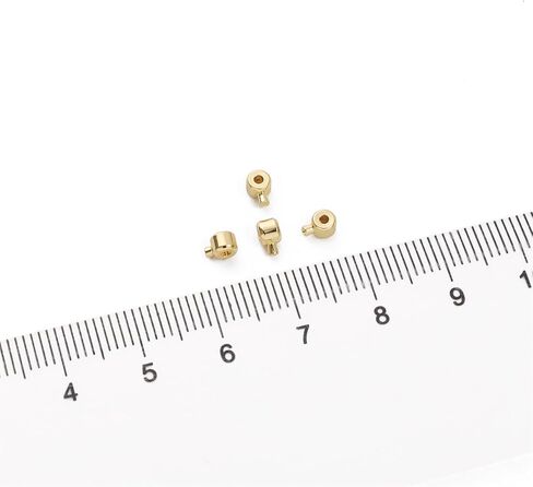 Platinum Plated Crimp Beads Non Tarnish 2.5mm 600pcs for Jewelry Making Findings in Saudi Arabia