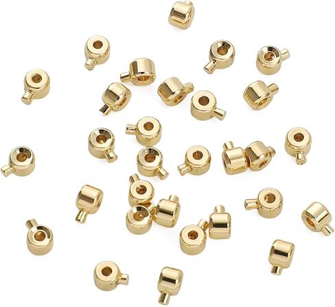 Platinum Plated Crimp Beads Non Tarnish 2.5mm 600pcs for Jewelry Making Findings in Saudi Arabia