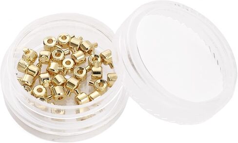 Platinum Plated Crimp Beads Non Tarnish 2.5mm 600pcs for Jewelry Making Findings in Saudi Arabia