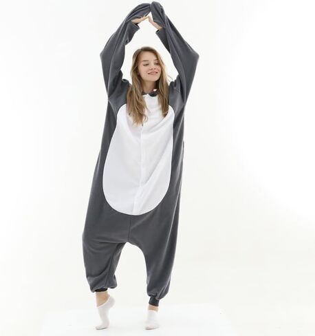 Adult Onesie Pajamas,Halloween Animal Costume,Cosplay Christmas Sleepwear Jumpsuit onesie for women in Saudi Arabia
