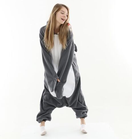 Adult Onesie Pajamas,Halloween Animal Costume,Cosplay Christmas Sleepwear Jumpsuit onesie for women in Saudi Arabia