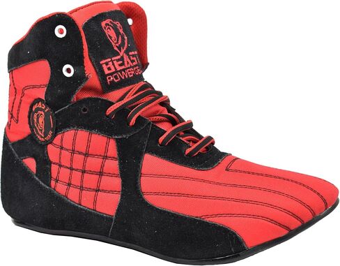 Beastpowergear Bodybuilding Weightlifting MMA Cross-Trainer & Wrestling Shoes Black/Blue in Saudi Arabia