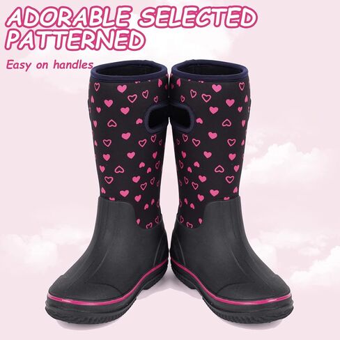 Outee Toddler Kids Warm Waterproof Neoprene Rain Boots in Saudi Arabia