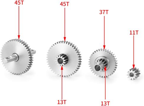 Stainless Steel 16.6:1 Transmission Gear Set for TRX4M Upgrades 1/18 RC Crawler Car in Saudi Arabia