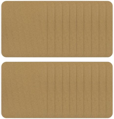 20 Pcs Iron on Patches,4.9 x 3.7 Inch Khaki Iron on Patches for Clothes Repair, Fabric Repair Patches for Clothing Repair in Saudi Arabia