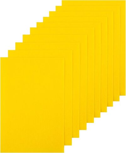 HaoFeiJH 10Pcs Felt Sheets,A4 Size Felt Fabric Sheets, Sewing Felt Squares for Patchwork,Crafts DIY Patchwork Sewing School Projects Decoration in Saudi Arabia