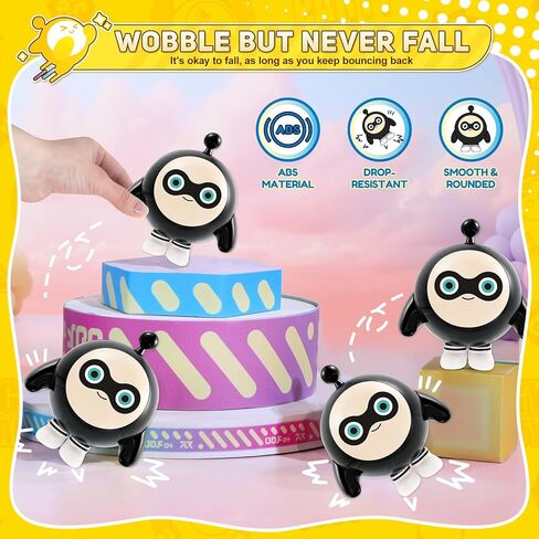 ألعاب Eggy Party، ألعاب Yeggy Action Figures Transformer، ألعاب Eggy Wobbler 2 في 1 لجميع الأعمار، ألعاب بهلوان لطيفة للأطفال الأولاد والبنات في عطلات أعياد الميلاد in Kuwait