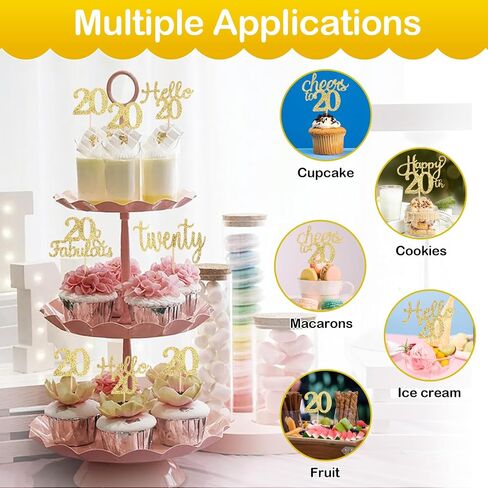 50th Birthday Cake Topper Black Glitter Fifty 50th Birthday Cupcake Toppers 25Pcs Cheers to 50 Years Cupcake Picks 50th Birthday Decorations for Women Men Wedding Anniversary Party Favors in Kuwait
