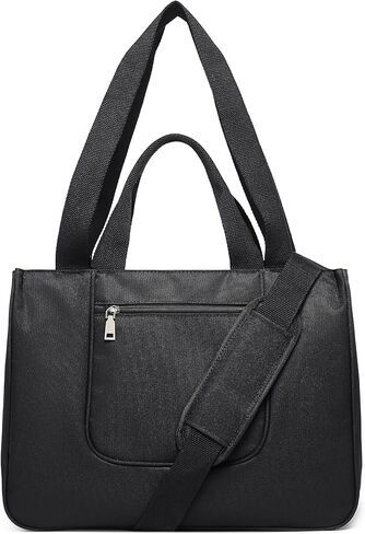Tote Bag for Women with Laptop Compartment Canvas Crossbody Purse with Pockets for Work Travel Beach Gym in Saudi Arabia