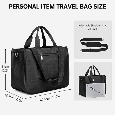 Tote Bag for Women with Laptop Compartment Canvas Crossbody Purse with Pockets for Work Travel Beach Gym in Saudi Arabia