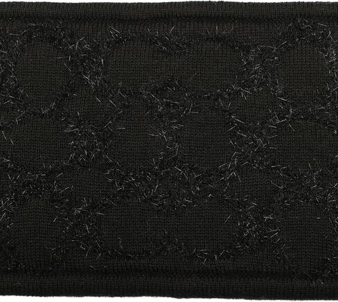 Coach Women's Signature C Metallic Headband, Black in Saudi Arabia