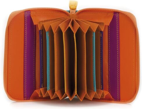 حامل بطاقات الائتمان بسحاب من مايواليت - جلد، نوع المروحة، 9 بطاقات، أقسام الملاحظات in Kuwait