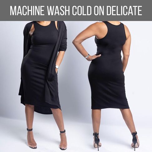 Nina Sleeveless Tank Dress, Casual Dresses for Women, Scoop Neckline Dress in Saudi Arabia