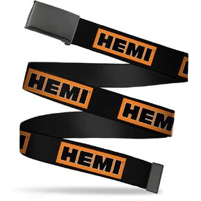 Buckle-Down Web Belt Hemi 1.5"