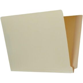 The File King Manilla End Tab File Folders with Prong - Letter Size | Box of 50 | Medical File Folders | Single Fastener File Folder | Full Side End Tab | Manila Fastener Folders | Medical Chart File