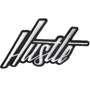 Hustle Patch - Iron on and Sew on Embroidered Patch