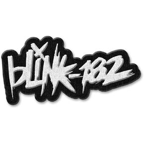 Men's Blink 182 Scratch Woven Patch Black