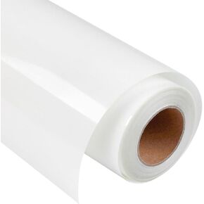 White HTV Heat Transfer Vinyl -12" X 30FT White HTV Vinyl Roll, White Iron On Vinyl for T Shirts - Easy to Cut, Weed and Transfer (White)