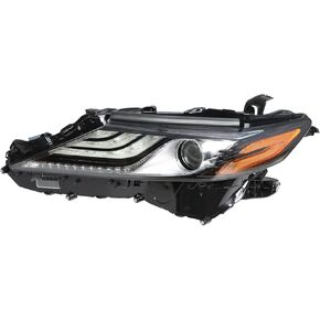 8115006G30 TO2502300 Headlights Assembly Compatible with 2021 2022 Camry XSE XLE Driver Side Black (left)