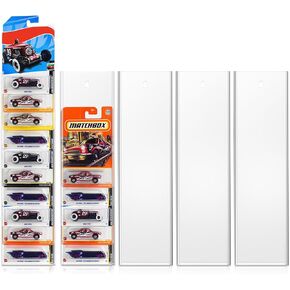 Storage Display Shelf Compatible with Model Car, Wall Mounted 1/64 Scale Model Car Display Shelf Rack Storage Display Racks (Premium Acrylic, 5 Packs)