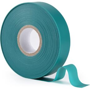 Stretch Tie Tape, 1" Wide 200FT Reusable Garden Plant Ties Green Tapes for Plants, Thick Garden Vinyl Stake Ribbon for Branches Flowers Tomatoes Indoor Outdoor Greenhouse